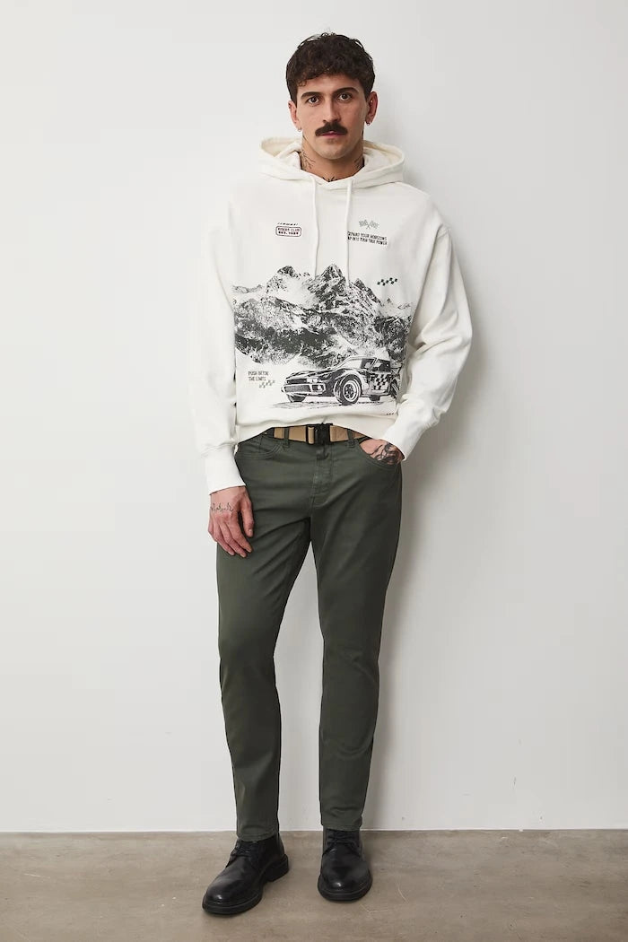Medicine kapüşonlu erkek pamuklu sweatshirt