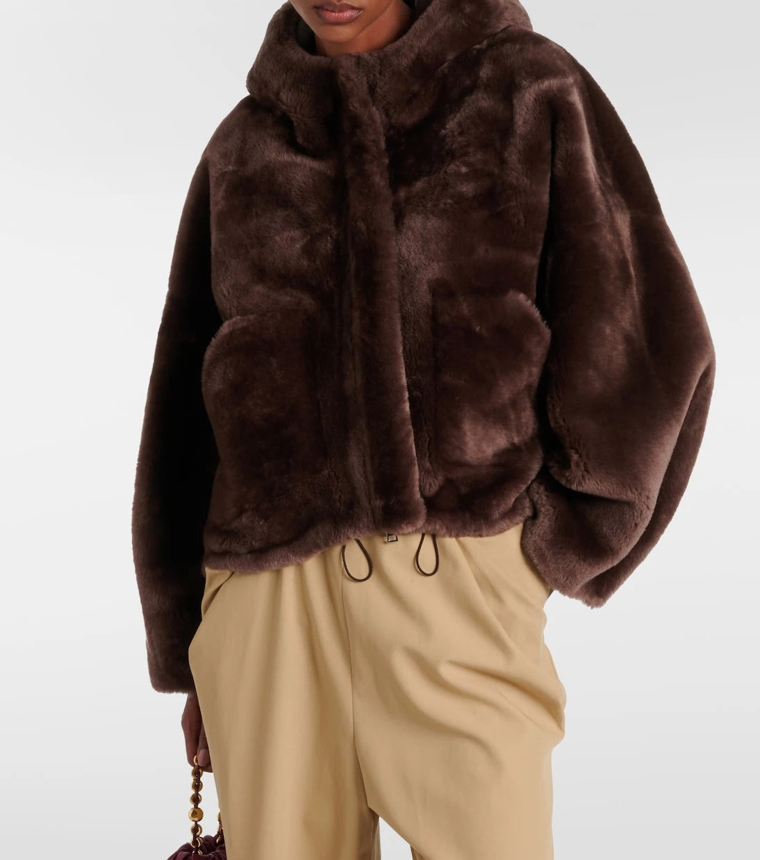 Blancha - Cropped shearling jacket