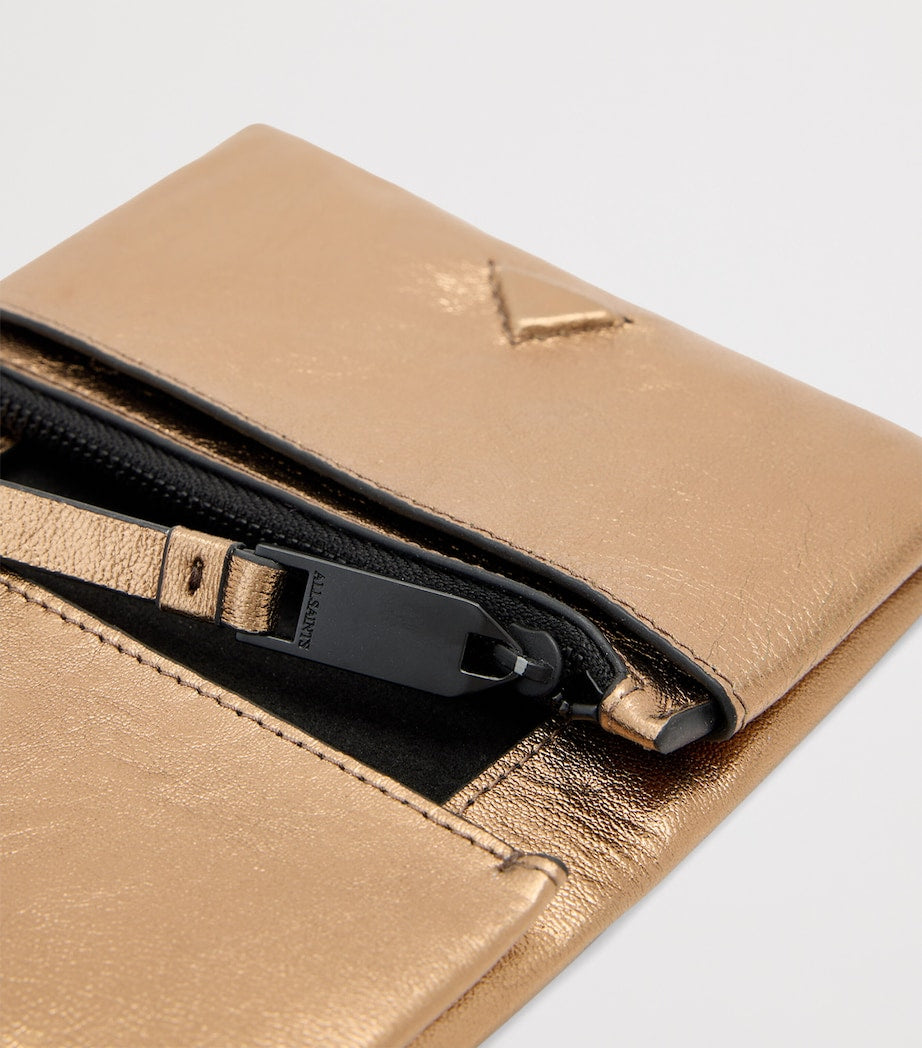 Metallic Leather Harluna Wallet