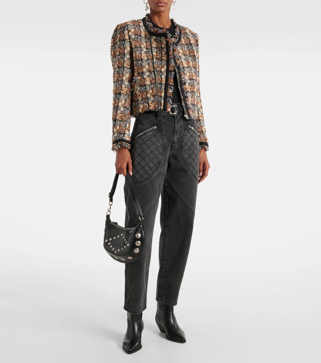 Isabel Marant - Kerry cropped wool-blend jacket