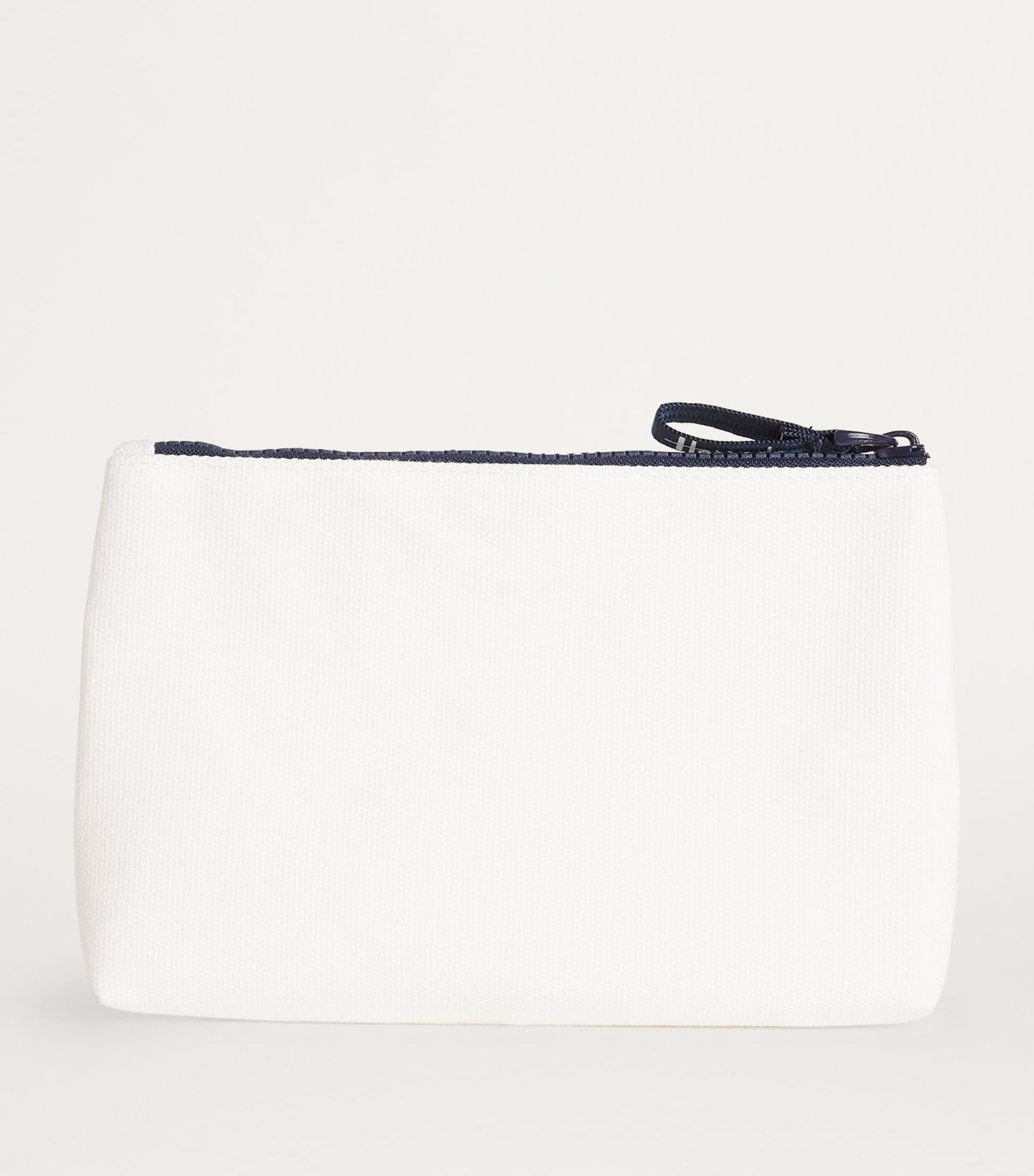 Ivory Small Cotton Logo Pouch