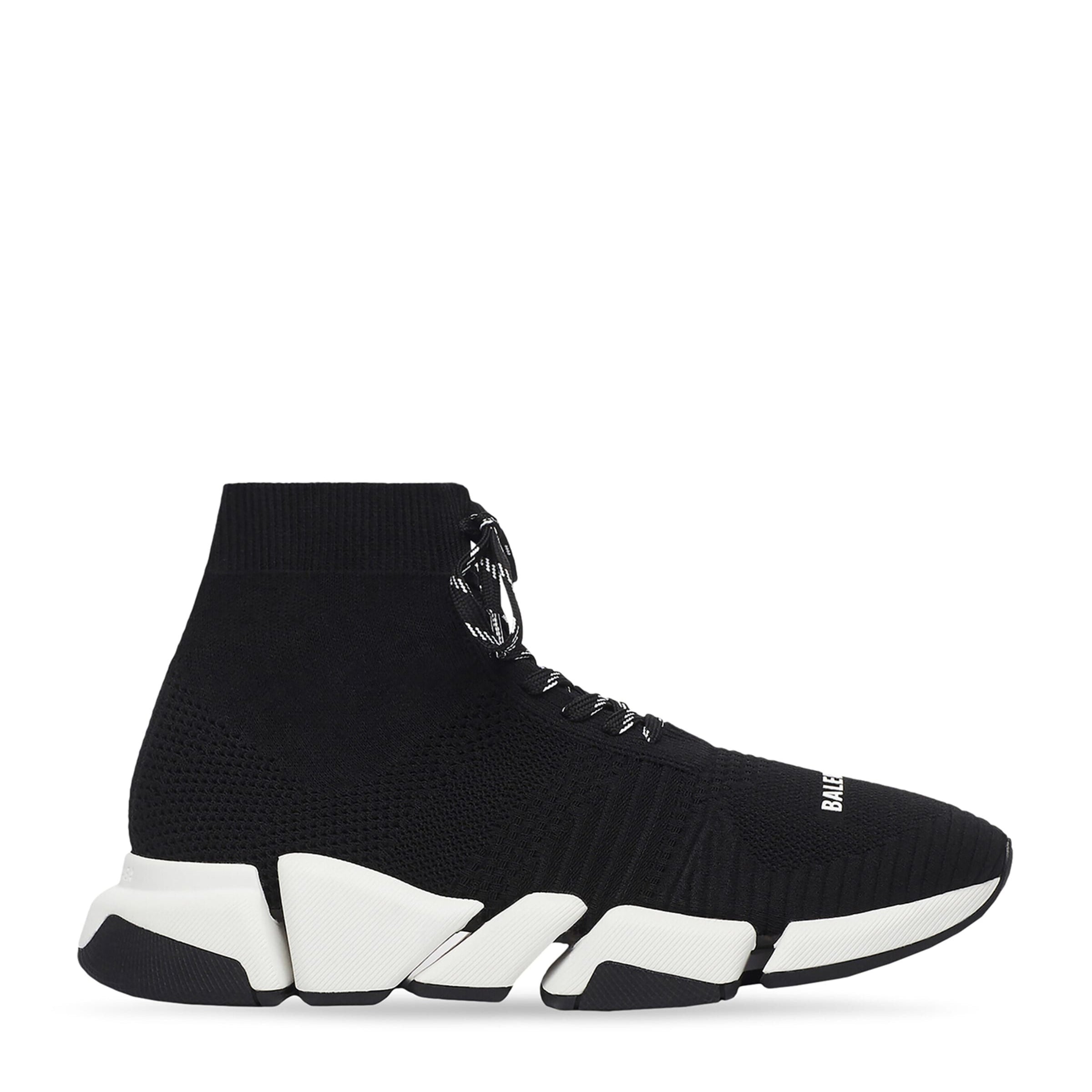 Balenciaga Black Speed 2.0 Lace-Up Sneakers