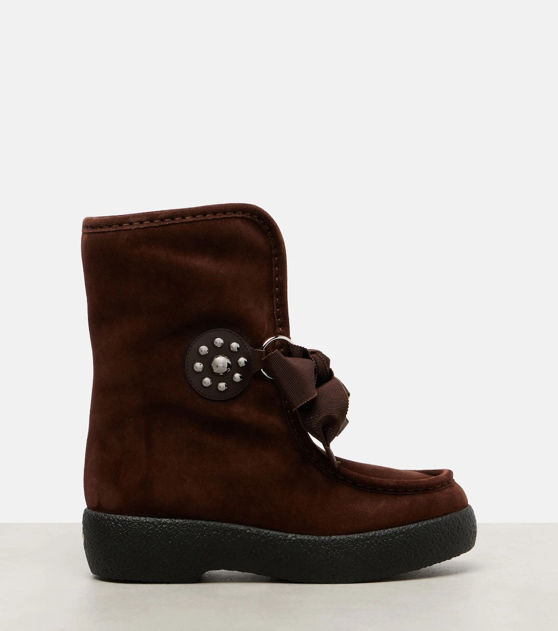 Valentino Garavani - Snowish suede ankle boots