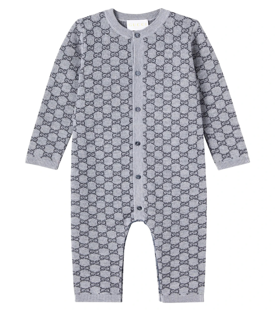 Gucci Kids - Baby GG wool jacquard onesie