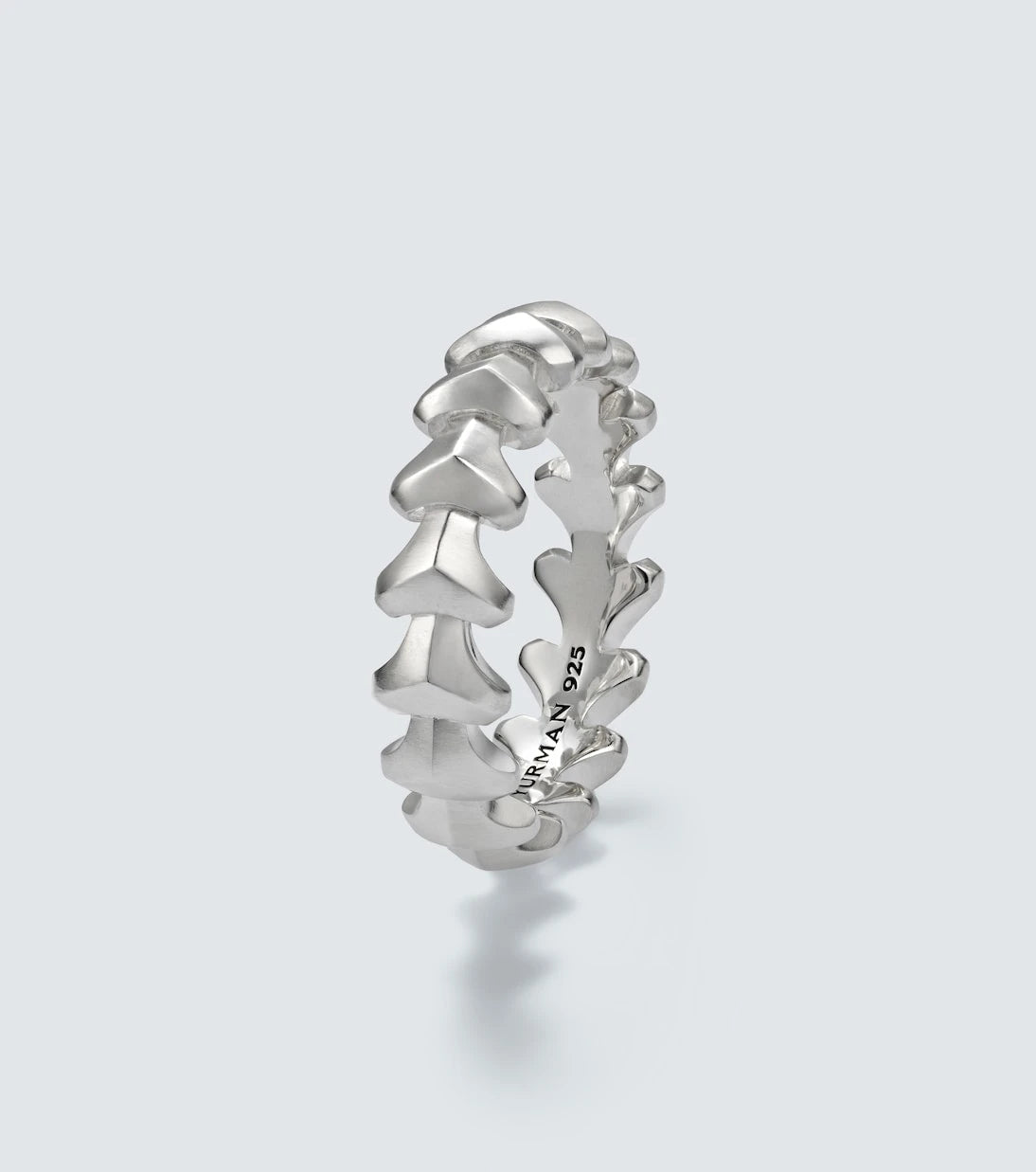 David Yurman - خاتم Armory® من الفضة الإسترلينية