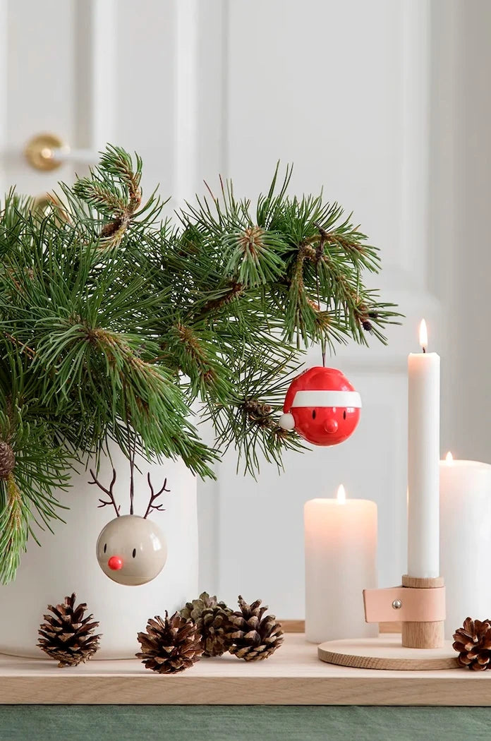 Dekoratif sarkıt Hoptimist Santa Ornament (2 adet)