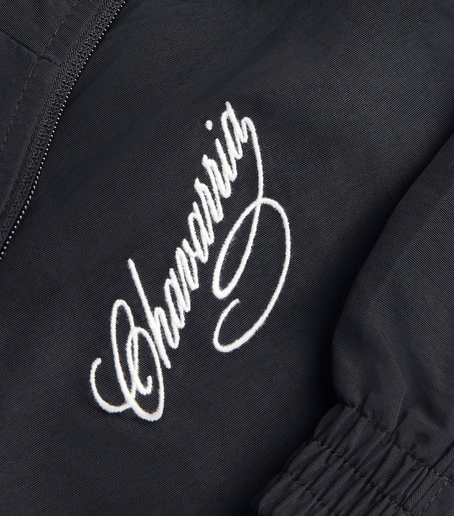Willy Chavarria Black Ruff Rider Track Jacket