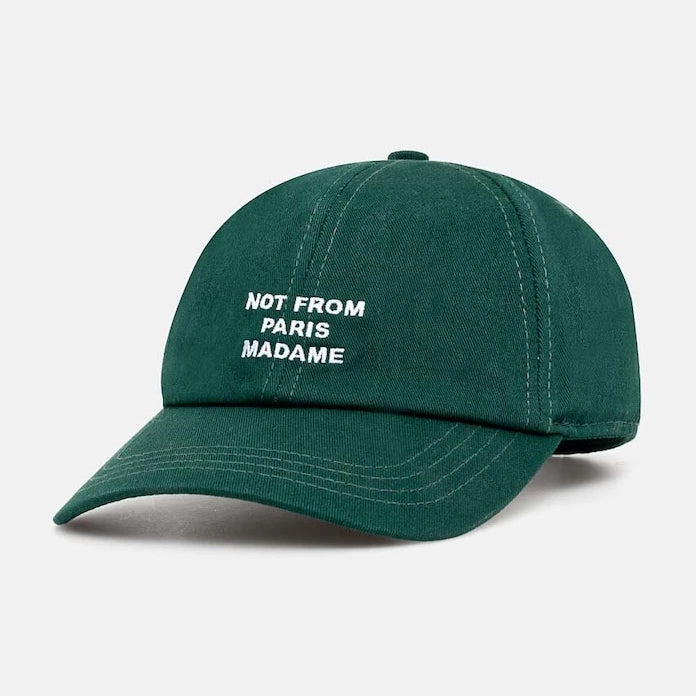 Памучна шапка с козирка Drôle de Monsieur La Casquette Slogan