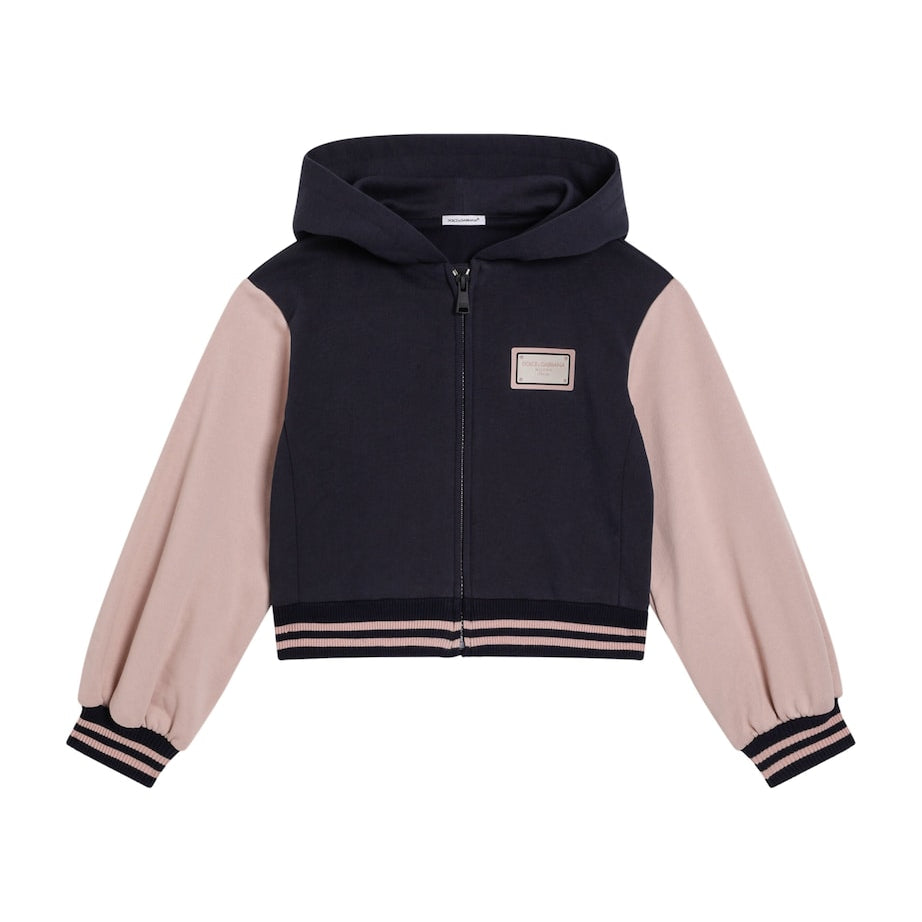Dolce & Gabbana Kids Block-Colour Zip-Up Hoodie (8-13 Years)