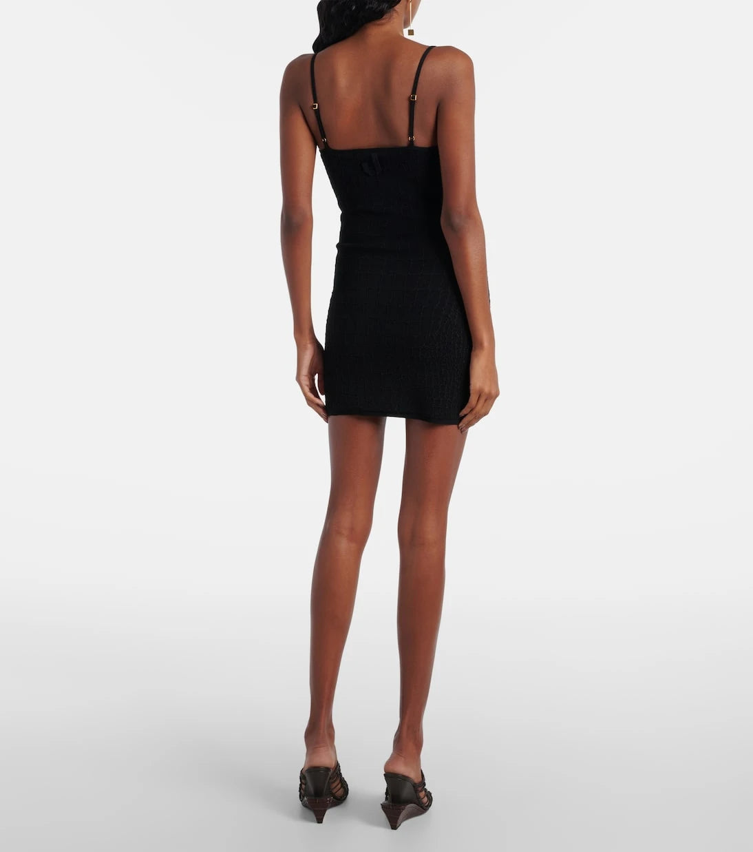 Jacquemus - Scala triko mini elbise