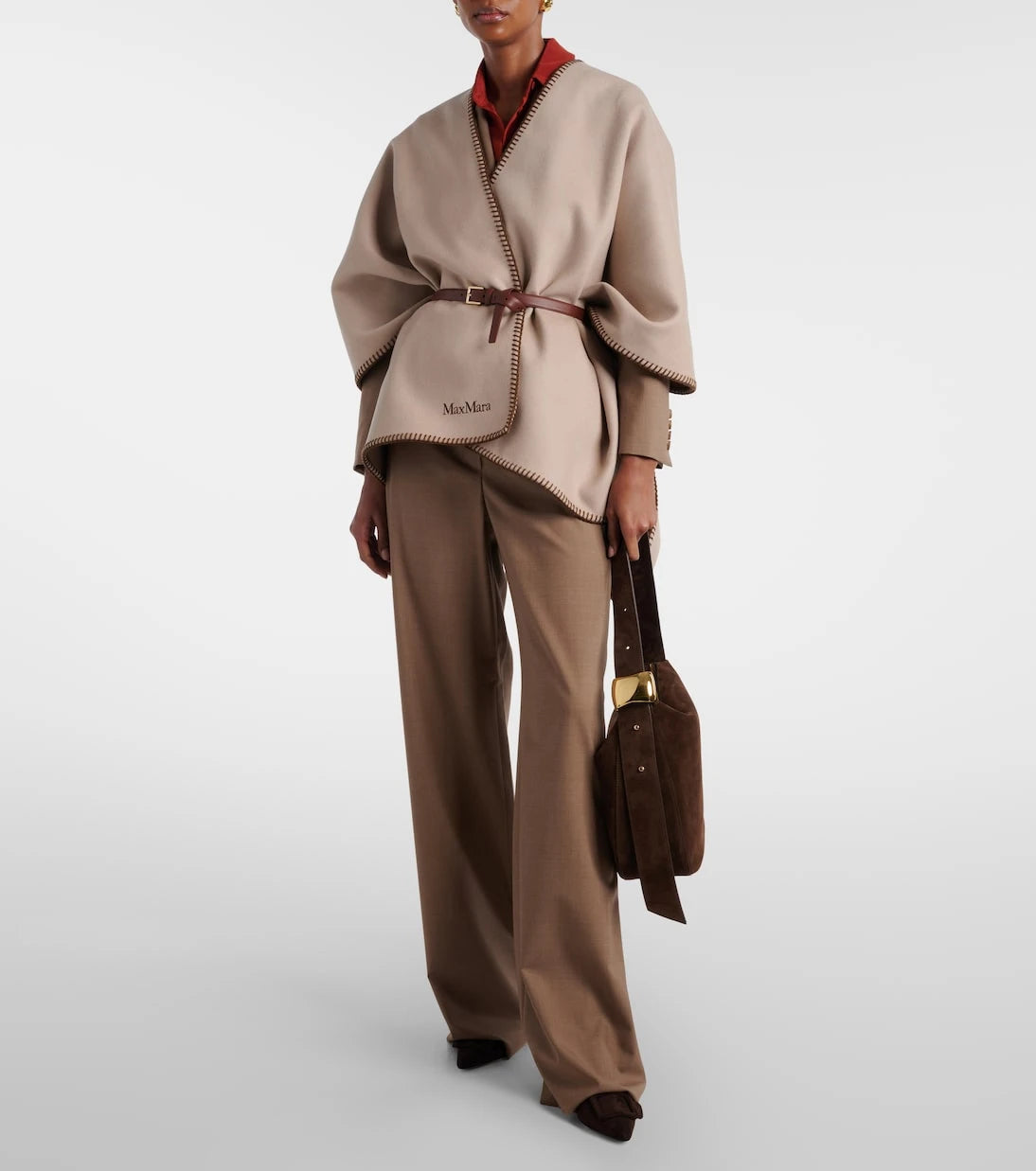 Max Mara - Virgin wool cape