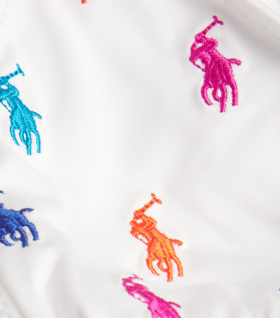 Polo Pony-Embroidered Triangle Bikini Top