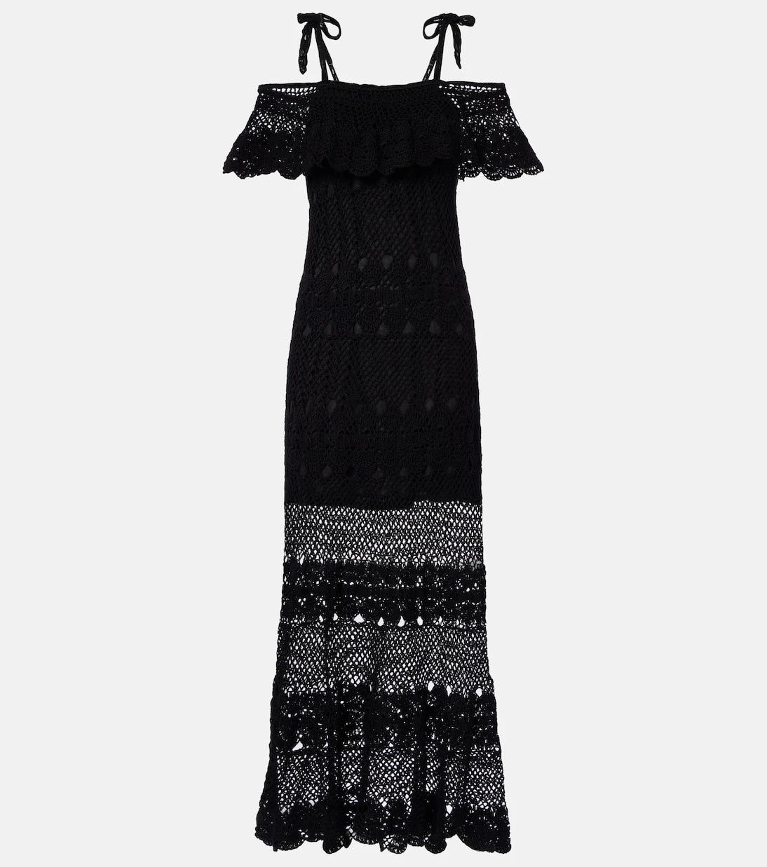Anna Kosturova - Marianne crochet cotton maxi dress