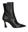 Stuart Weitzman Black Leather Vinnie Ankle Boots 85