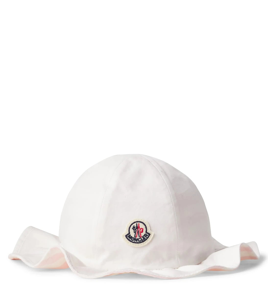 Moncler Enfant - Baby logo ruffled cotton hat