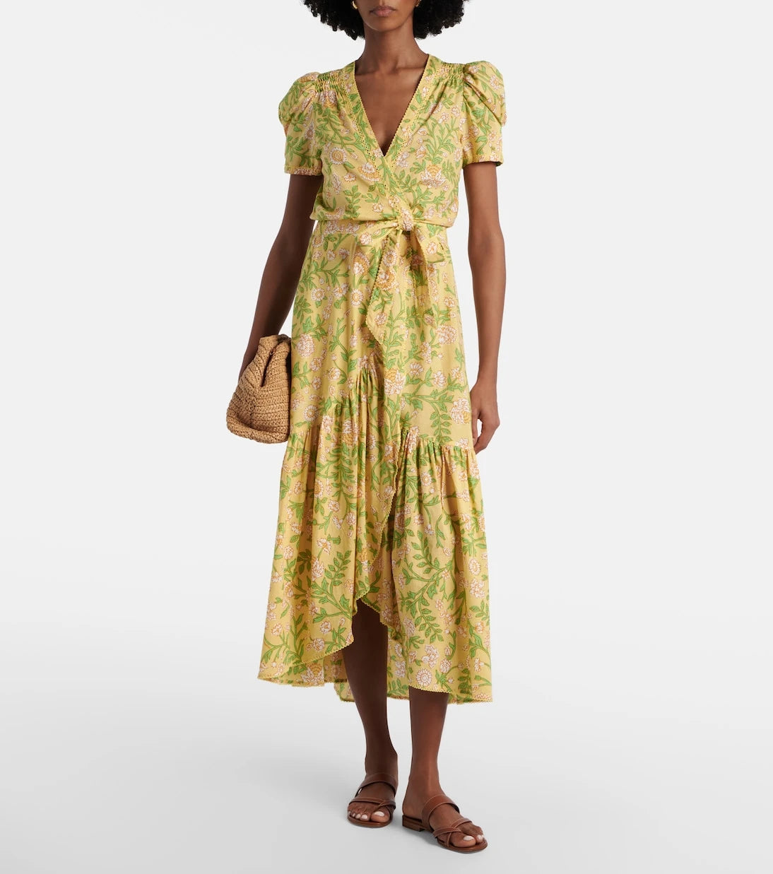 Poupette St Barth - Baba floral cotton wrap dress