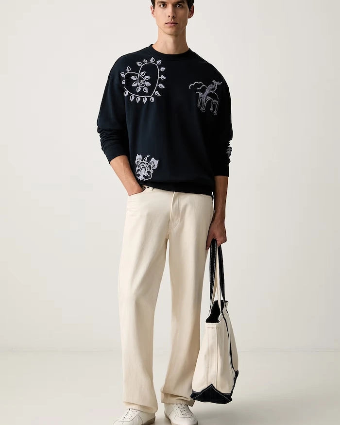 Scotch & Soda erkek pamuklu sweatshirt