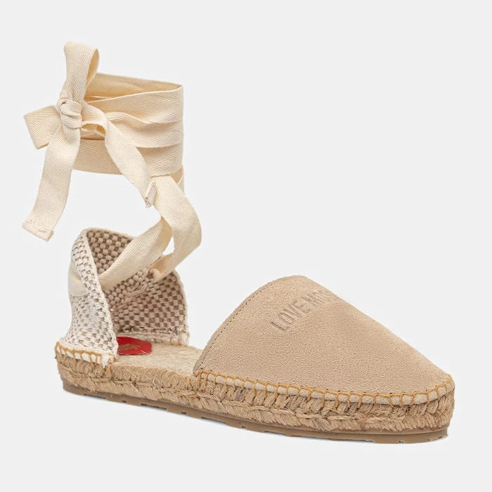 Love Moschino süet kadın espadril