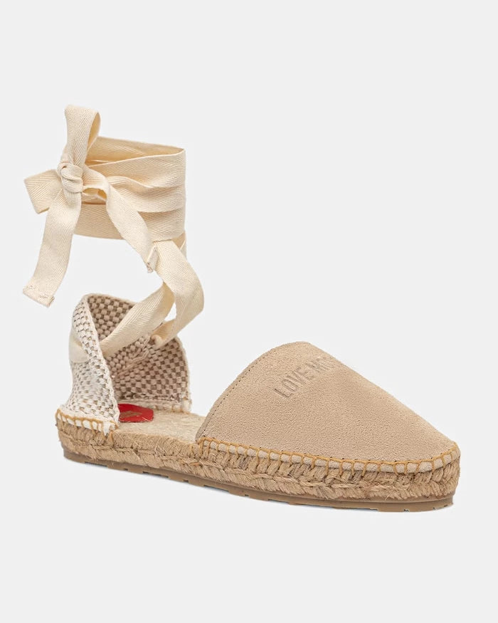 Love Moschino süet kadın espadril