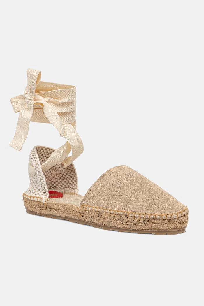 Love Moschino süet kadın espadril
