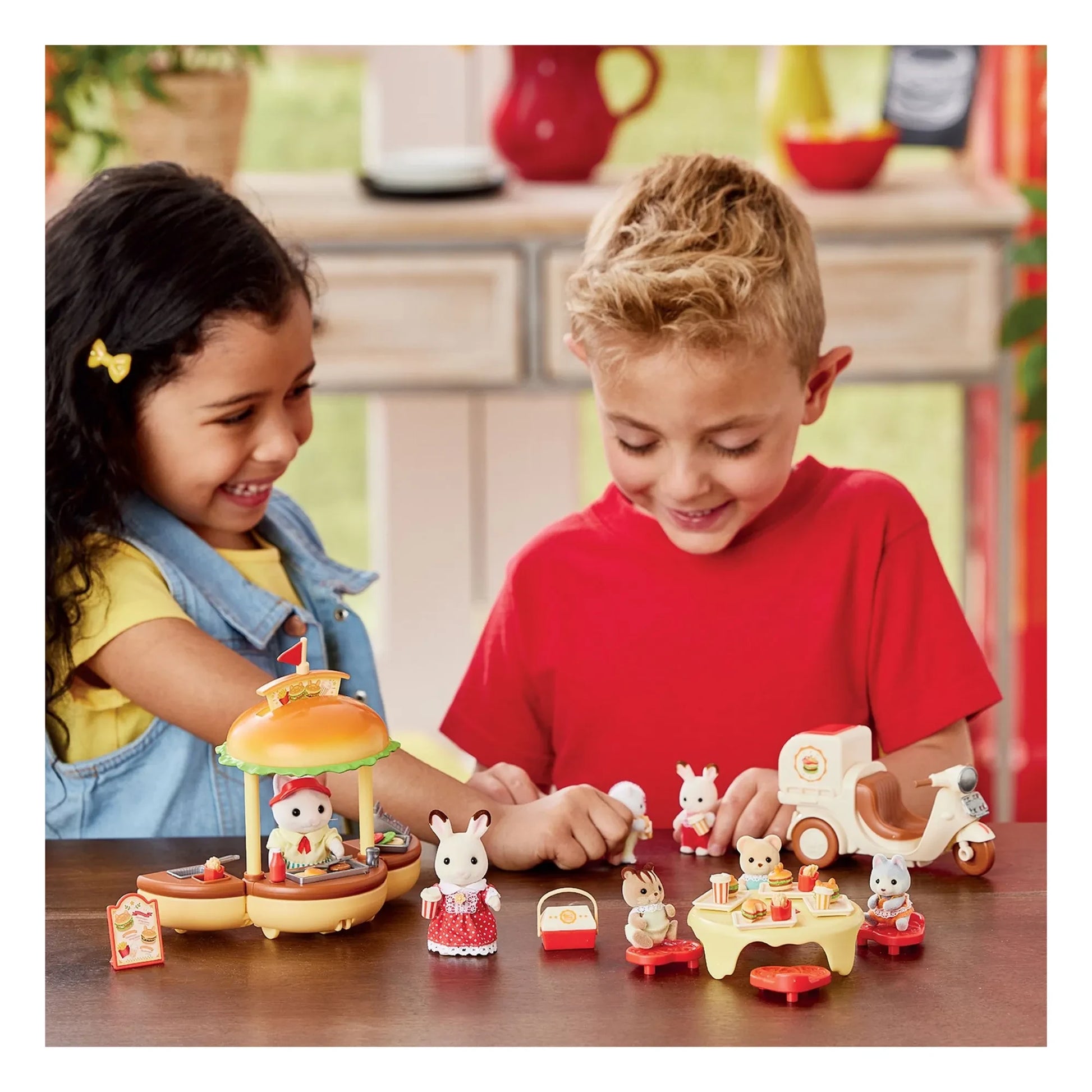 Sylvanian Families - The hamburger stand