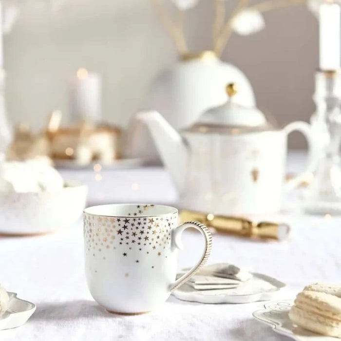 Комплект чаши Pip Studio Royal Winter White 260 ml (6 броя)