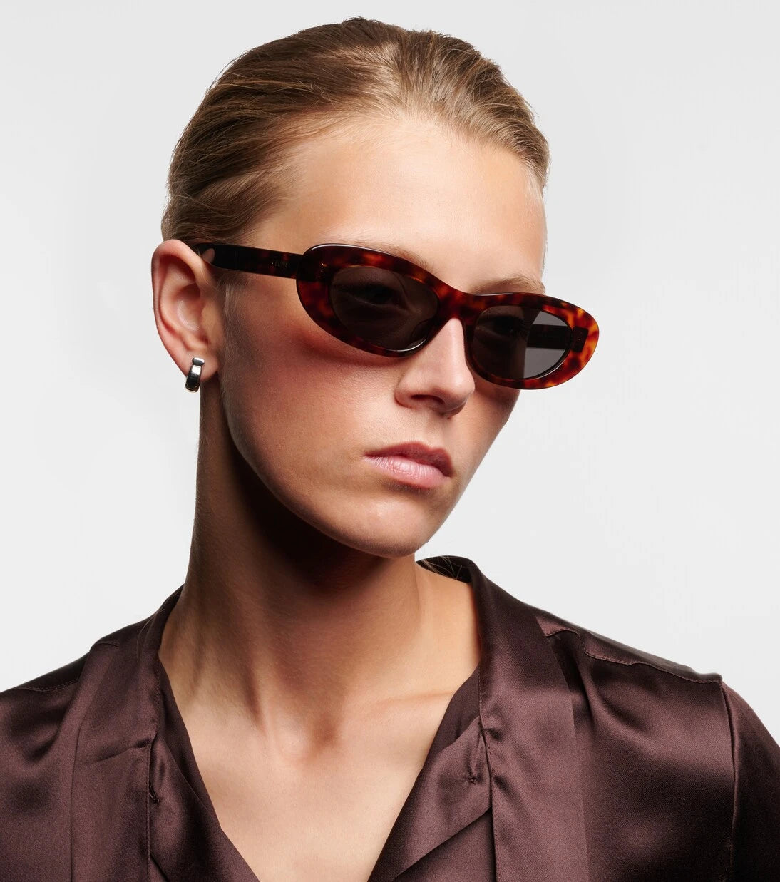 Celine Eyewear - Bold 3 Dots oval sunglasses