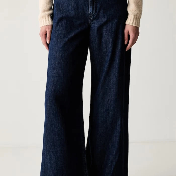 Weekend Max Mara wide leg kadın jean WKDVEGA