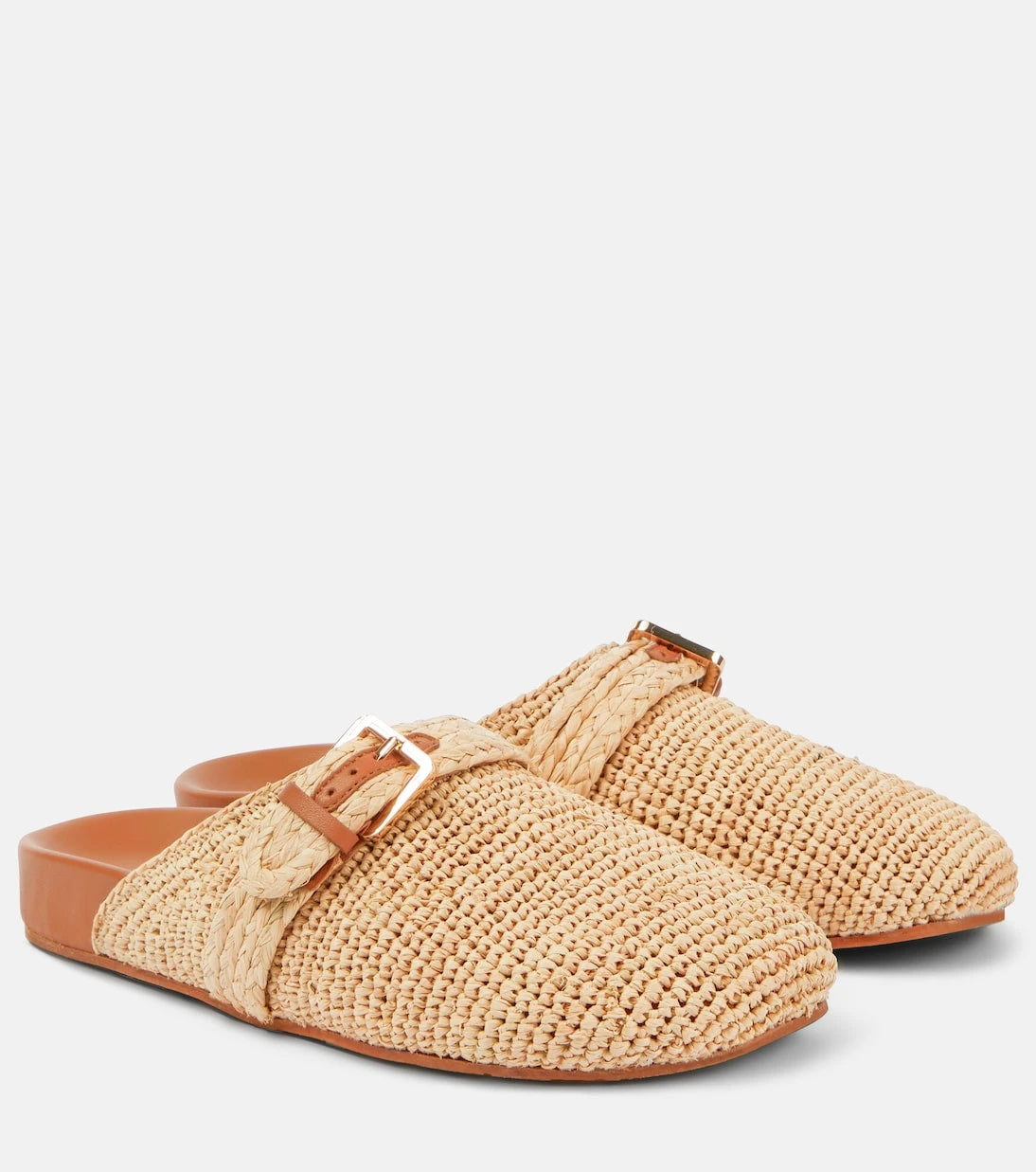 Clergerie - Quinta raffia mules