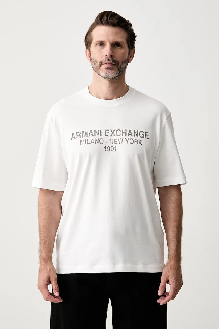 Armani Exchange erkek pamuklu tişört