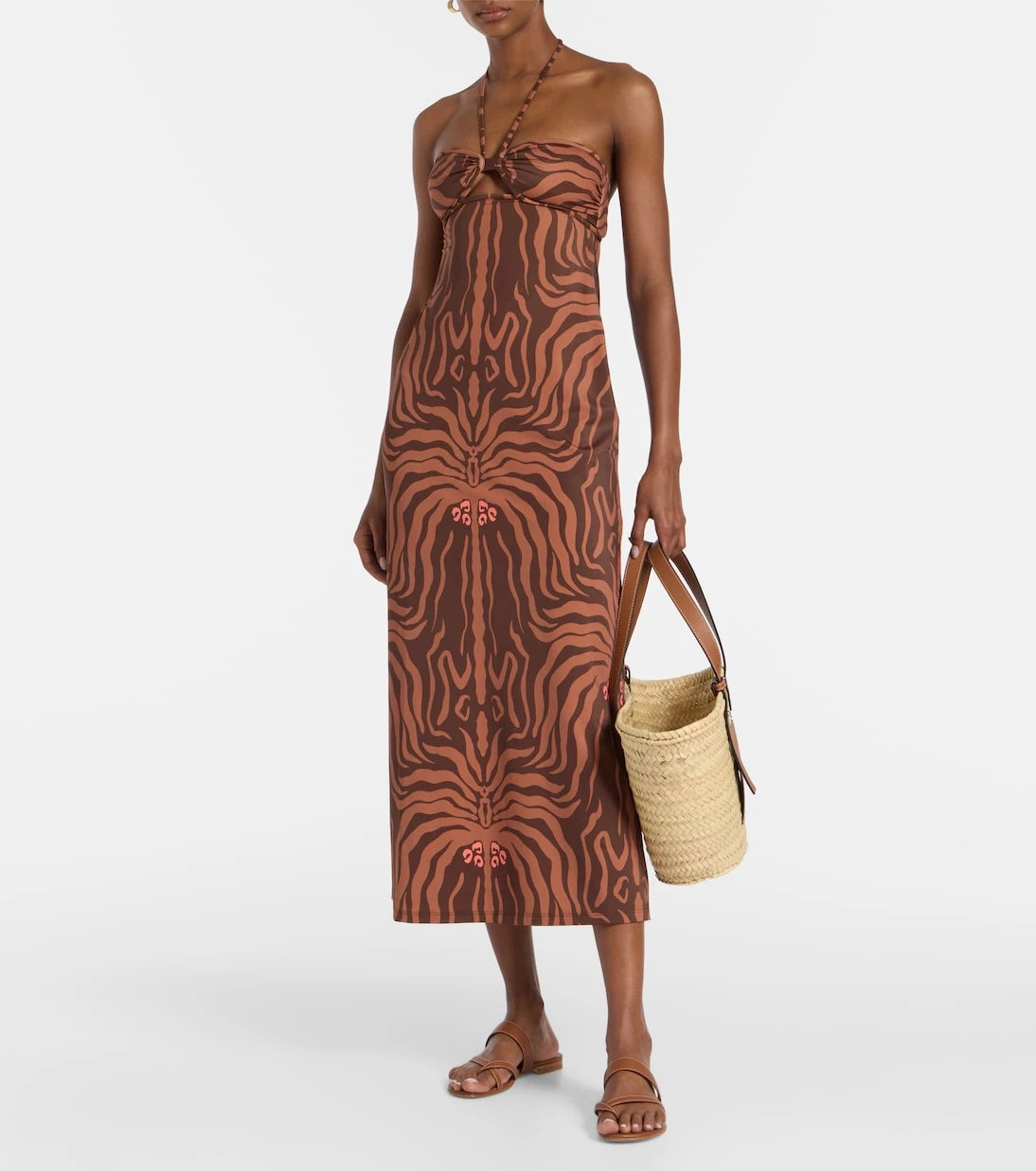 Johanna Ortiz - Jungle Palms printed midi dress