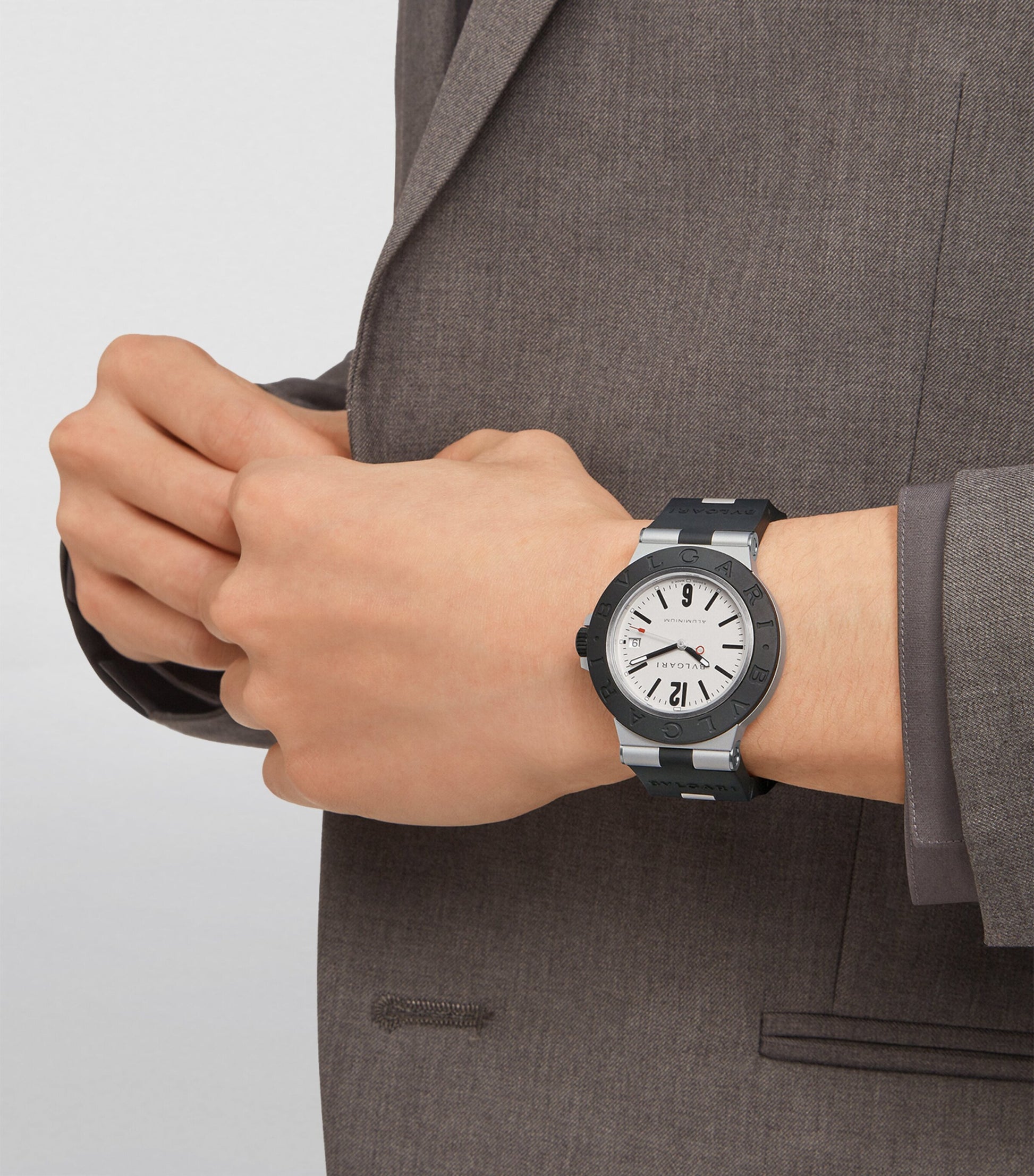 BVLGARI Aluminium Titanium Watch 40mm