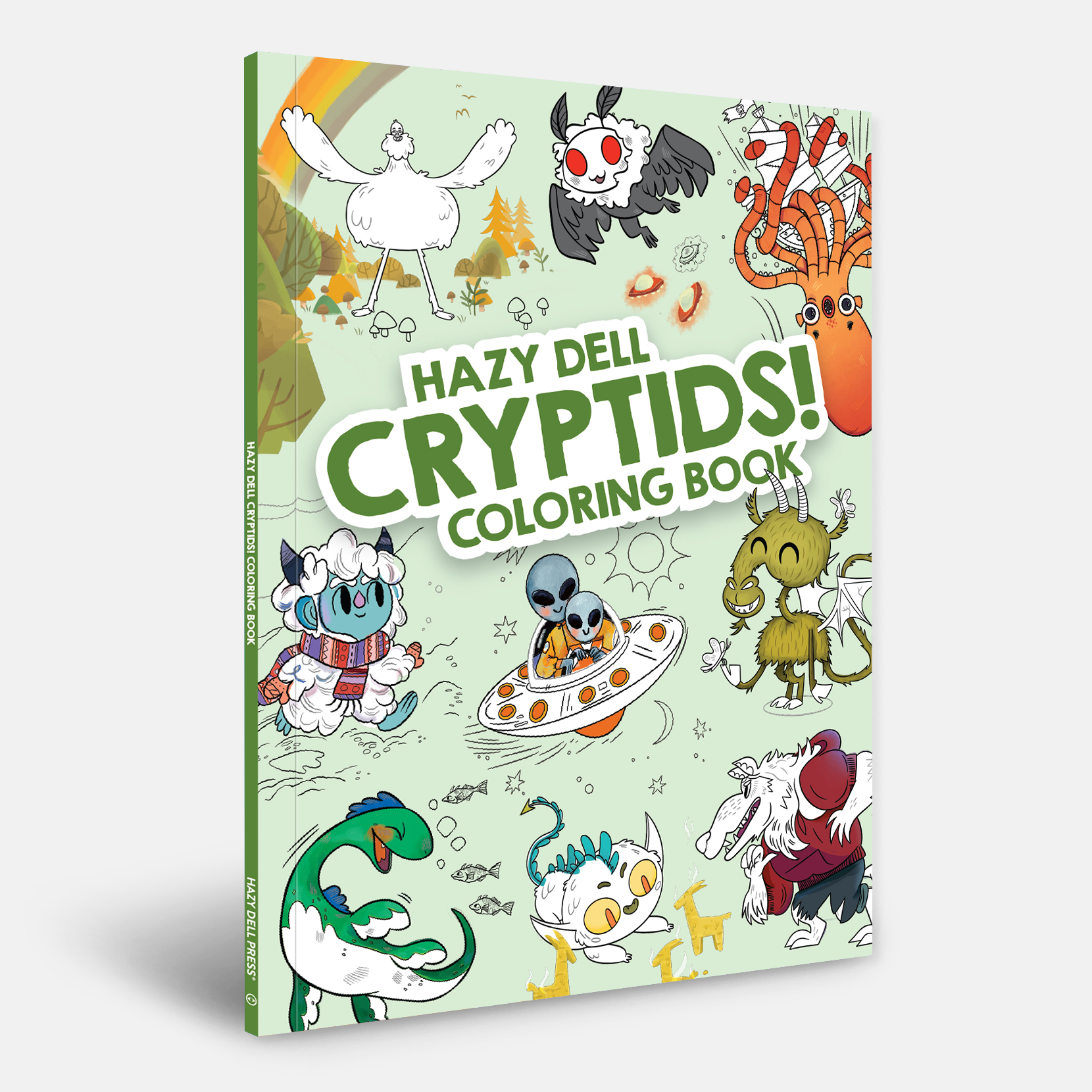 Hazy Dell Press - Hazy Dell Cryptids! Coloring Book