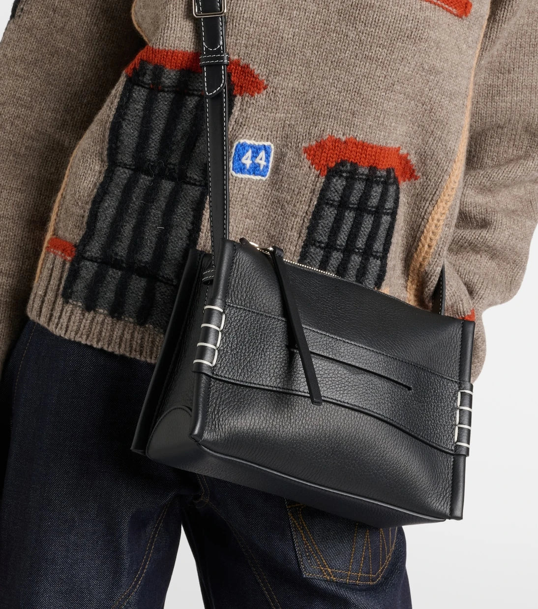 JW Anderson - Loafer Small leather crossbody bag