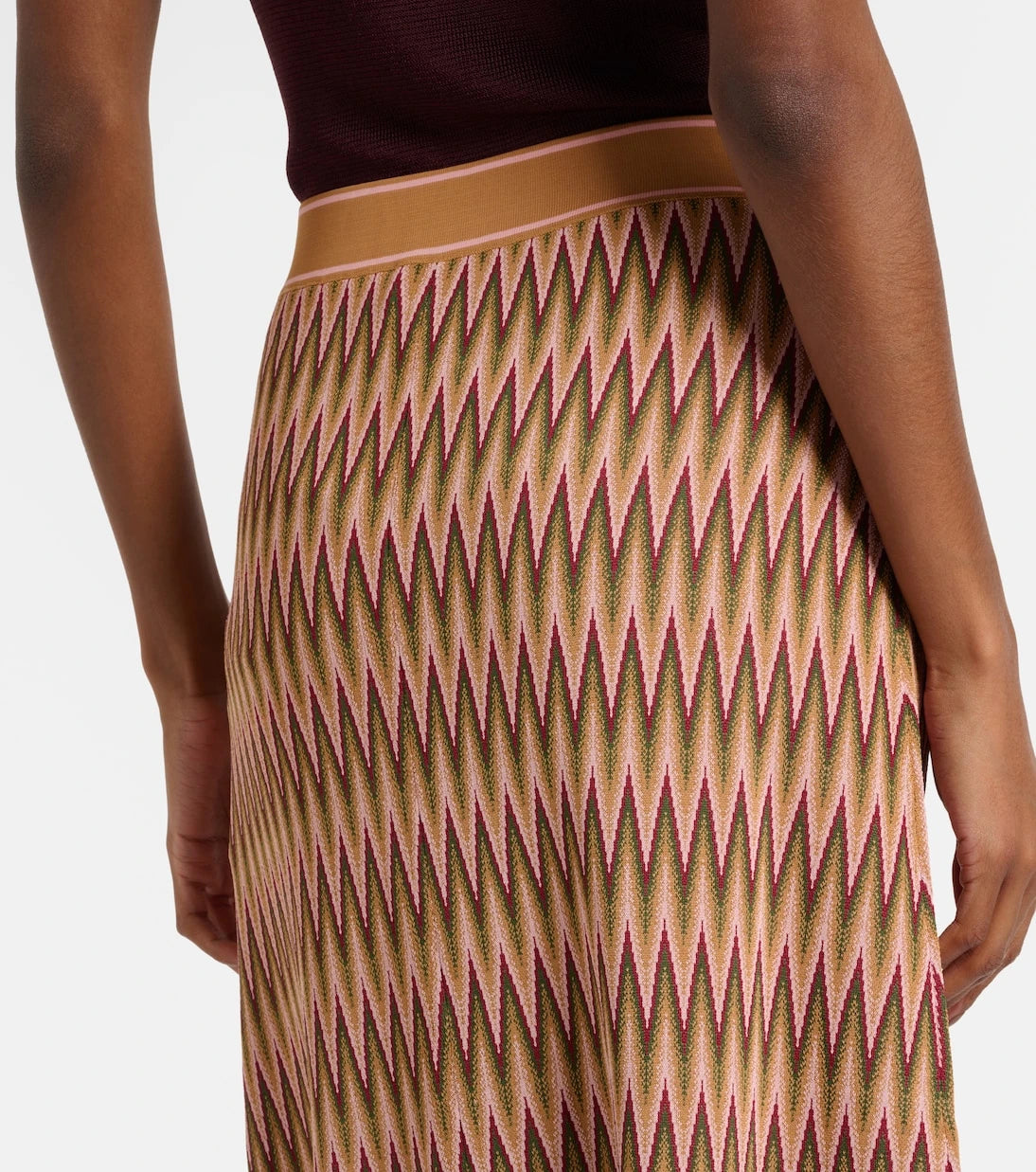 Rixo - Brandy jacquard midi skirt