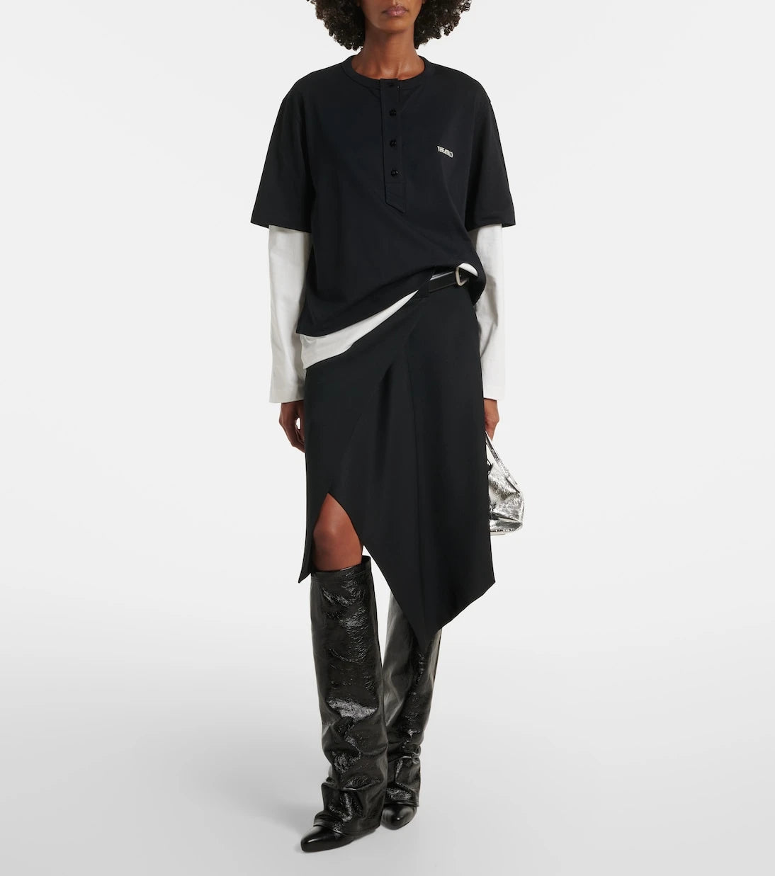 The Attico - Leon patent leather knee-high boots