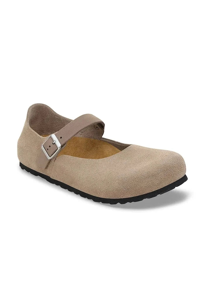 Birkenstock балеринки от велур Mantova