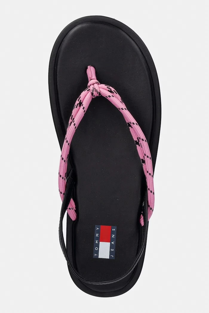 Tommy Jeans kadın sandalet TJW CASUAL ROPE SANDAL