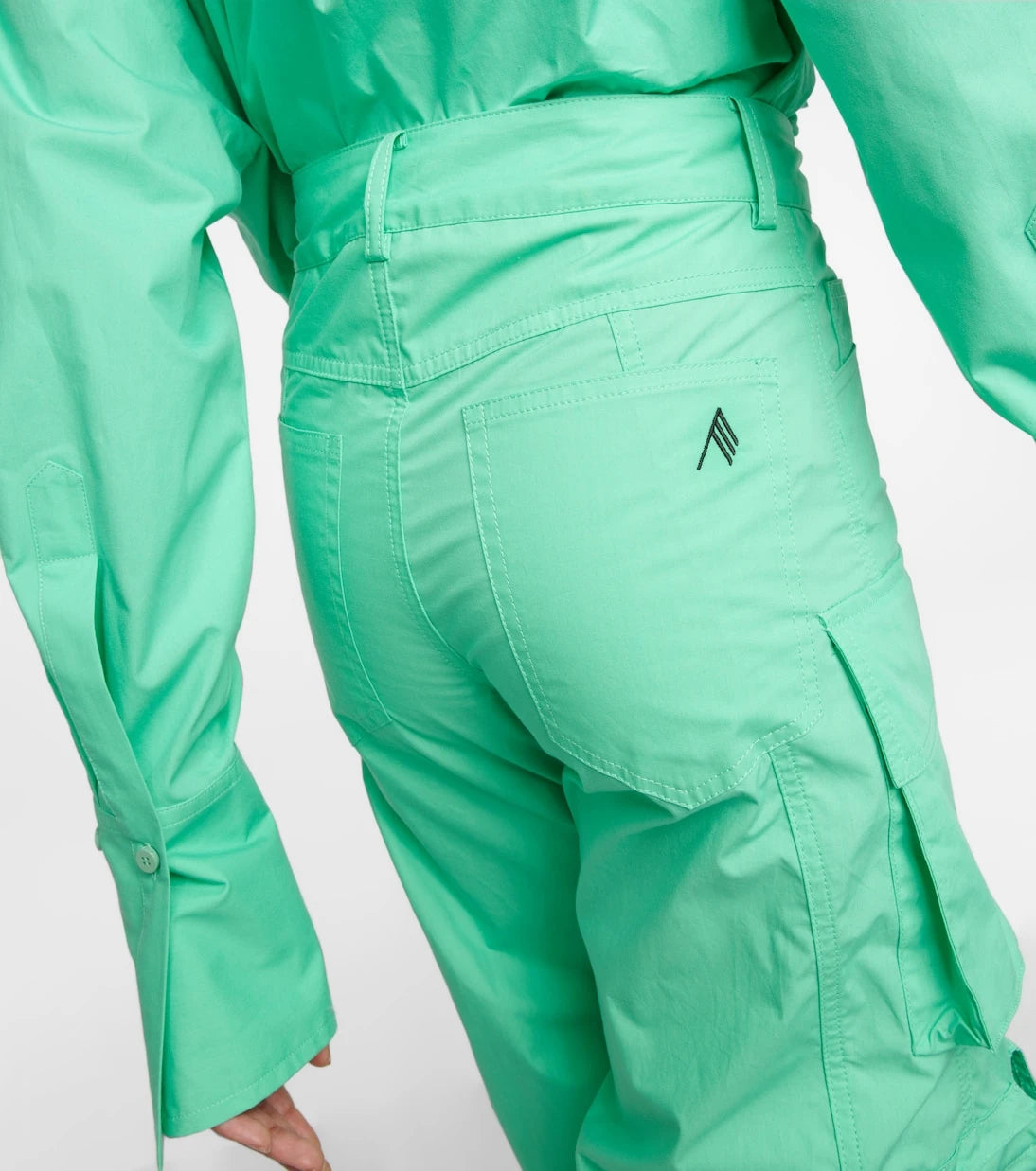 The Attico - Fern cotton canvas cargo pants