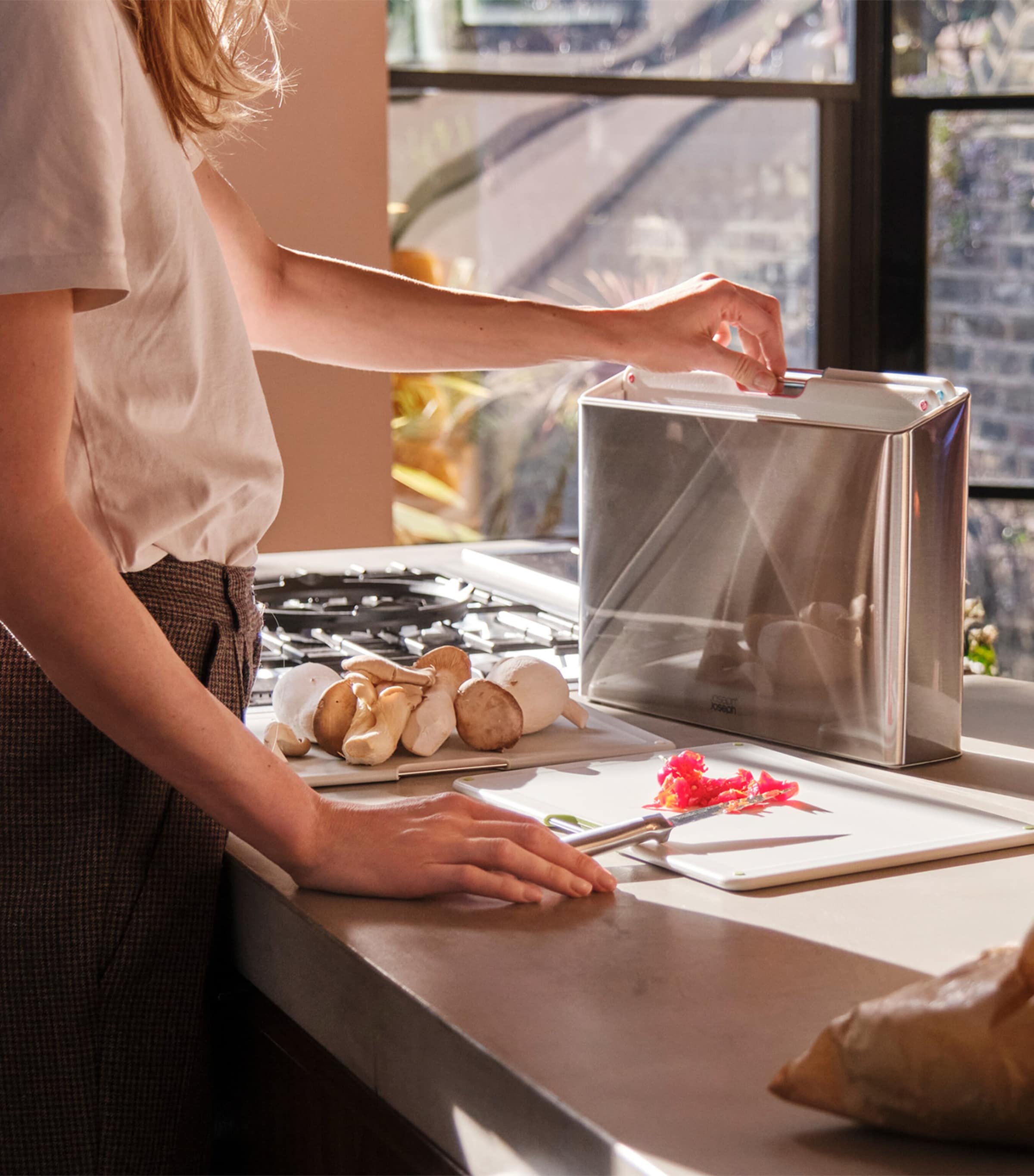 Folio Steel 4-Piece Chopping Board Set