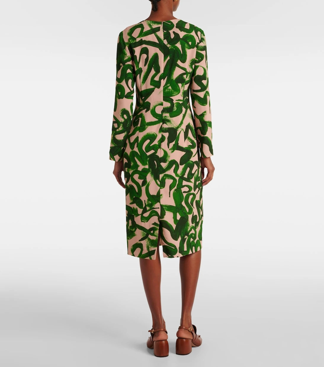 Dries Van Noten - Printed midi dress