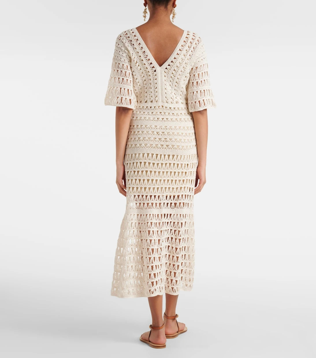 Anna Kosturova - Crochet cotton maxi dress