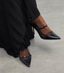 Malone Souliers Black Leather Maureen Mules 85