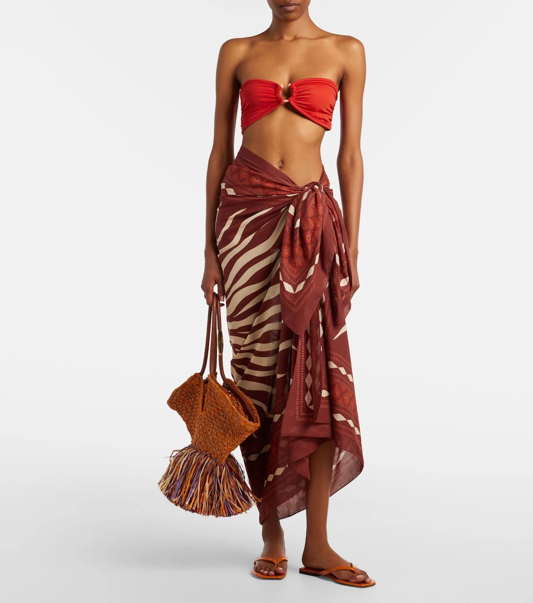 Johanna Ortiz - Printed cotton beach coover-up