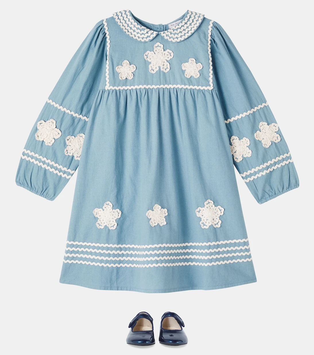 Bebe Organic - Inga embroidered cotton dress