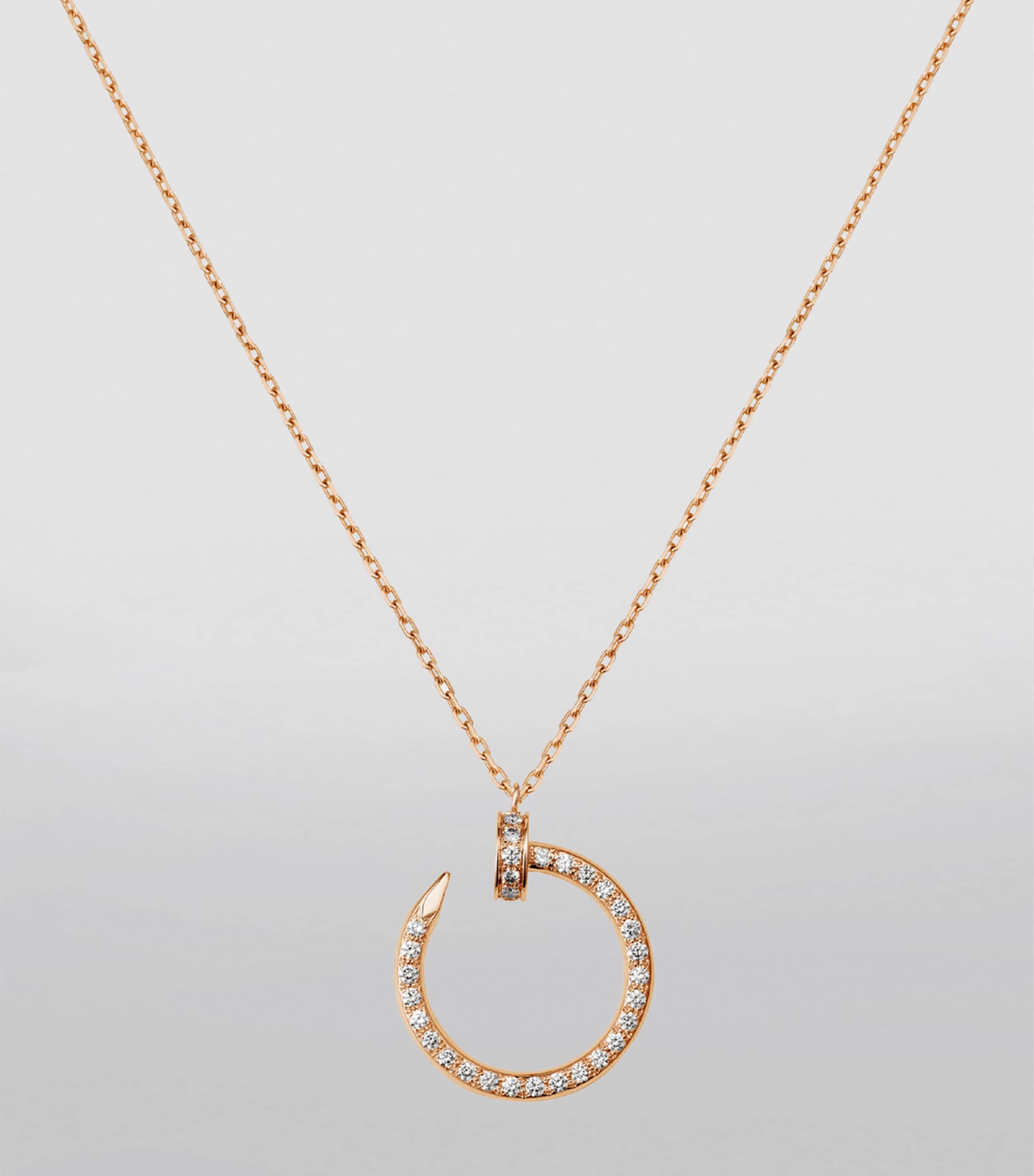 Rose Gold and Diamond Juste un Clou Necklace