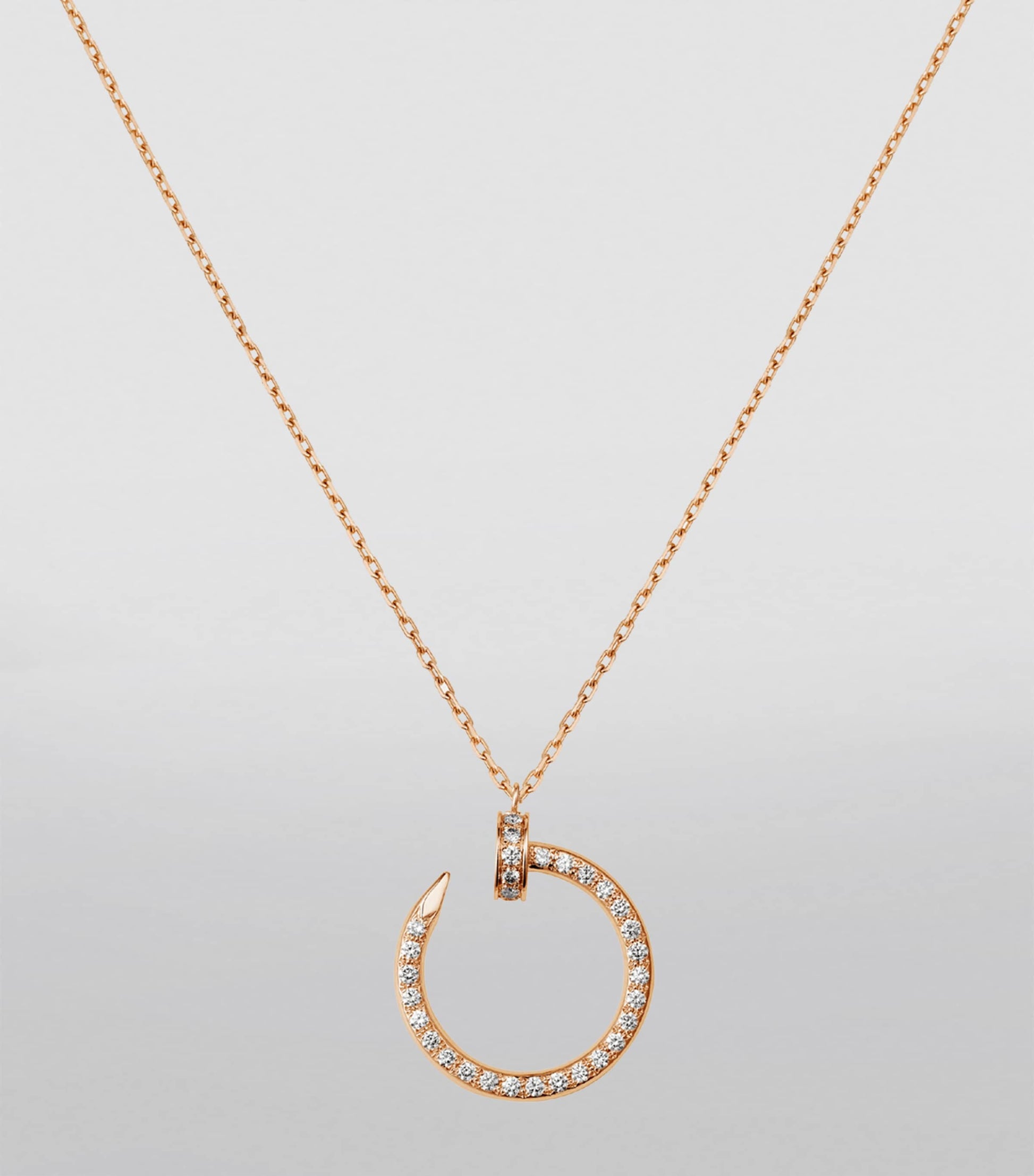 Rose Gold and Diamond Juste un Clou Necklace