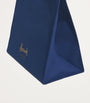 Navy Large Cotton Logo Tote Bag
