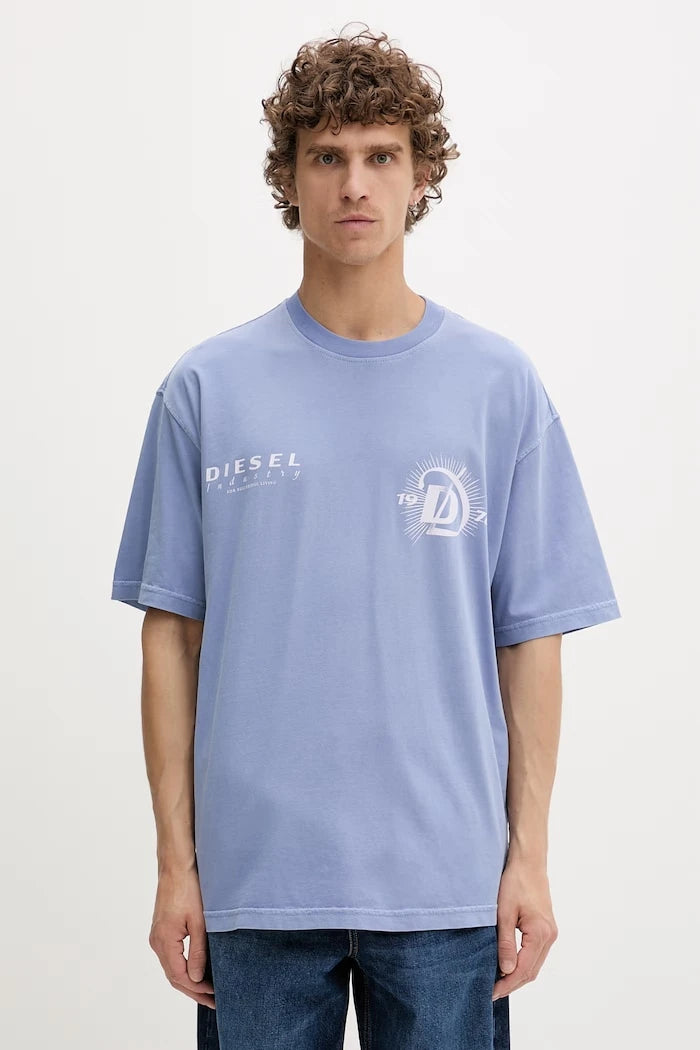 Diesel Erkek Pamuklu T-Shirt T-BOGGY-V6