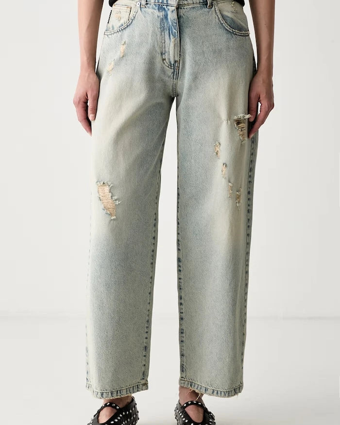 Haveone straight kadın jean
